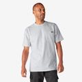 Dickies Men's Big & Tall Heavyweight Short Sleeve Pocket T-Shirt - Ash Gray Size Lt LT (WS450)