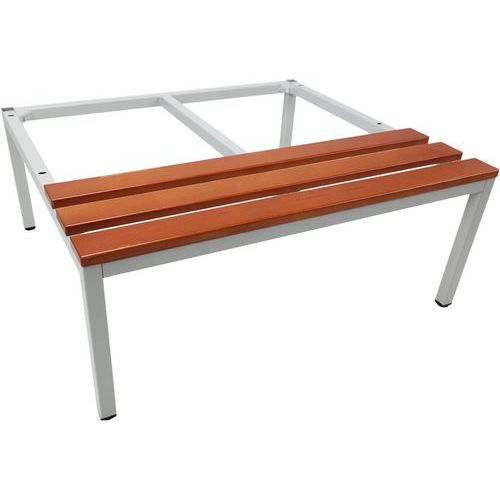 Socle Banc Col.:gris 35x885x80 - Manutan Expert