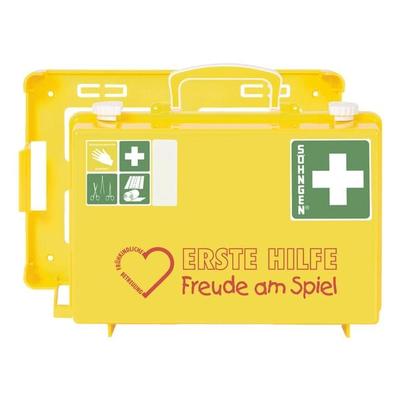 SÖHNGEN Erste-Hilfe-Koffer »SN-CD - Freude am Spiel« Frühkindliche Betreuung gelb, 31x21x13 cm