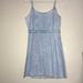 American Eagle Outfitters Dresses | American Eagle Acid Washed Blue Skater Dress | Color: Blue | Size: S