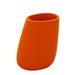 Vondom Stone Resin Pot Planter Resin/Plastic in Orange | 39.25 H x 33.75 W x 25.75 D in | Wayfair 55010F-ORANGE