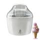 Sensio Home Ice Cream Maker Machine - Gelato Sorbet Frozen Yoghurt Machine Detachable Mixing Paddle - Easy to Operate - Make Delicious Ice Cream in 20 Minutes (White)