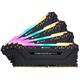 Corsair Vengeance RGB PRO 64GB (4x16GB) DDR4 3200 (PC4-25600) C16 Arbeitsspeicher – Schwarz, CMW64GX4M4E3200C16