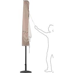 Sekey - Schutzhülle Sonnenschirmhülle Taupe Sonnenschirm Abdeckung, xl bis 300cm Sonnenschirm