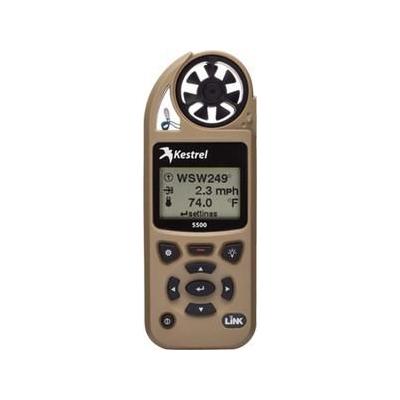 "Kestrel Weather Instruments 5500 Weather Meter With Link + Vane Mount Desert Tan Model: 0855LVTAN"