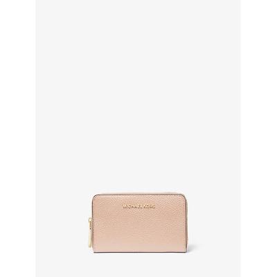 MICHAEL Michael Kors Small Pebbled Leather Wallet Pink ONE SIZE