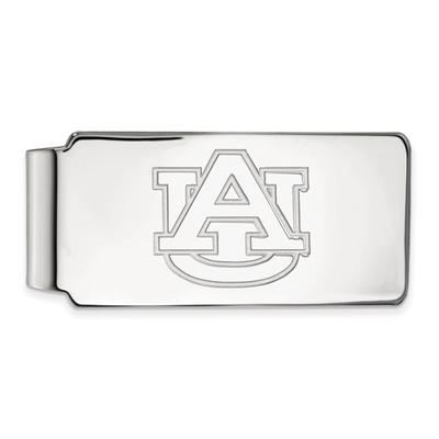 Auburn University Money Clip Silver