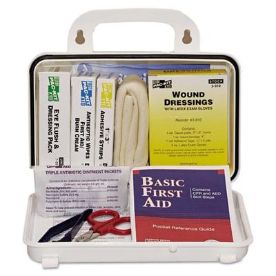 Pac-Kit PKT6410 ANSI Plus #10 Weatherproof First Aid Kit, 76 Pieces, Plastic Case