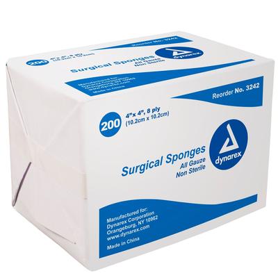 Dynarex Non-Sterile Gauze Sponges - 4" x 4"