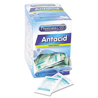 Physicians Care ACM90089 Antacid Tablets, 2 Tablets Per Packet, 50 Packets Per Box