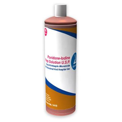 Dynarex Povidone Iodine Prep Solution 16 oz 24/Cs