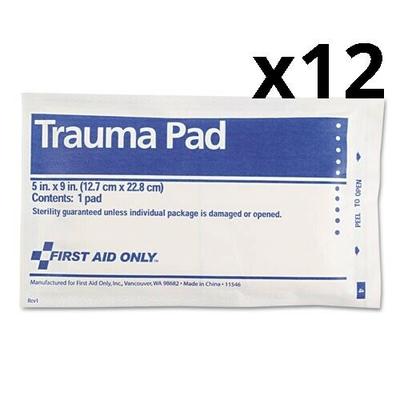 "SmartCompliance Trauma Pad, 5\" x 9\", Pack of 12"