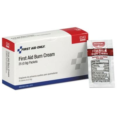 First Aid Only FAOG343 24 Unit Ansi Class A+ Refill, Burn Cream, 25 Per Box