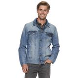 Men's XRAY Washed Denim Jacket, Size: XL, Blue screenshot. Men's Jackets & Coats directory of Men's Clothing.