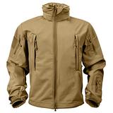 Rothco Special Ops Tactical Soft Shell Jacket, Coyote Brown, 3XL screenshot. Men's Jackets & Coats directory of Men's Clothing.