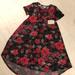 Lularoe Dresses | Lularoe Carly Dress | Color: Black/Pink | Size: Xxs