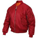 Rothco MA-1 Flight Jacket, Red, M screenshot. Men's Jackets & Coats directory of Men's Clothing.