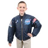 Kids NASA MA-1 Flight Jacket Coat Space Explorer With Patches Rothco 7063 screenshot. Men's Jackets & Coats directory of Men's Clothing.