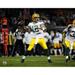 Aaron Rodgers Green Bay Packers Unsigned Scoring Throwing Photograph