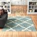 White 1.48 in Indoor Area Rug - House of Hampton® Alonnah Polypropylene Seafoam/Ivory Area Rug | 1.48 D in | Wayfair WRLO3438 40574268