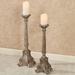 Andreana Floor Candleholders Taupe Set of Two, Set of Two, Taupe