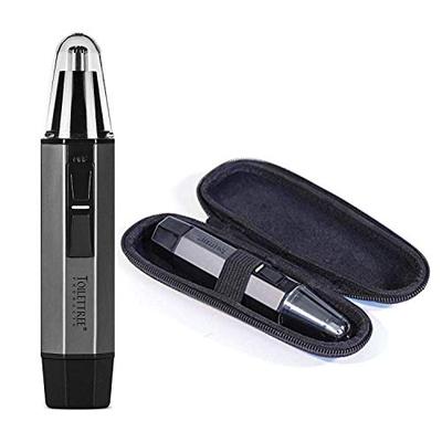 ToiletTree Products Water Resistant Heavy Duty Steel Nose Trimmer with LED Light and Travel Case