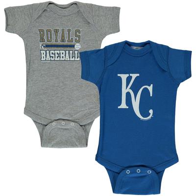 Newborn & Infant Soft as a Grape Royal/Gray Kansas City Royals 2-Piece Body Suit, Infant Boy's, Size