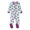 Leveret Girls' Footies - Purple Unicorn Footie - Infant, Toddler & Girls