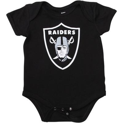 Las Vegas Raiders Newborn & Infant Team Logo Bodysuit - Black