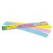 Pacon 5186 24" x 3" Assorted Color Pack of Dry Erase Sentence Strip - 30 Sheets