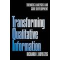 Transforming Qualitative Information: Thematic Analysis And Code Development