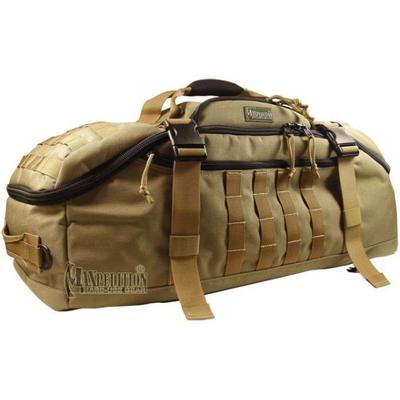 "Maxpedition Bags & Backpacks Doppelduffel Bag w/ Shoulder & Backpack Straps - Khaki Model: 0608K"