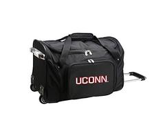 NCAA Connecticut Huskies Wheeled Duffle Bag, 22-inches