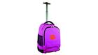 Denco NCAA Clemson Tigers Expedition Wheeled Backpack, 19-inches, Pink