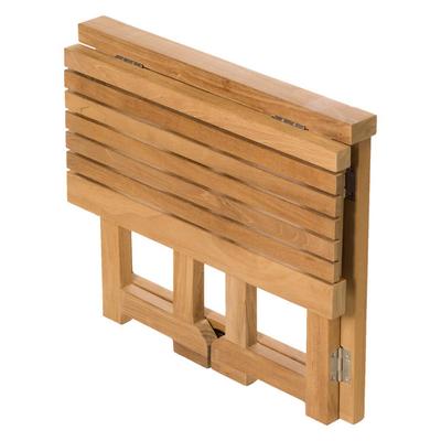 Gateleg Teak Folding Shower Bench