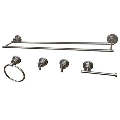 Kingston Brass BAH8213478SN Concord 5-Piece Bathroom Accessory Set, Brushed Nickel