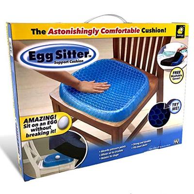 BulbHead Egg Sitter Seat Cushion with Non-Slip Cover, Breathable Honeycomb Design Absorbs Pressure P