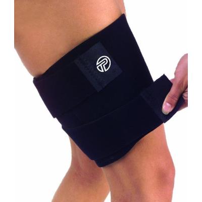 Pro-Tec Athletics Hamstring Compression Dual Strap Wrap, One Size Fits Most, Black