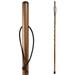 Brazos Trekking Pole Hiking Stick for Men and Women Handcrafted of Lightweight Wood and made in the