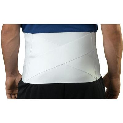 Curad Large Back Support with Suspenders, Black