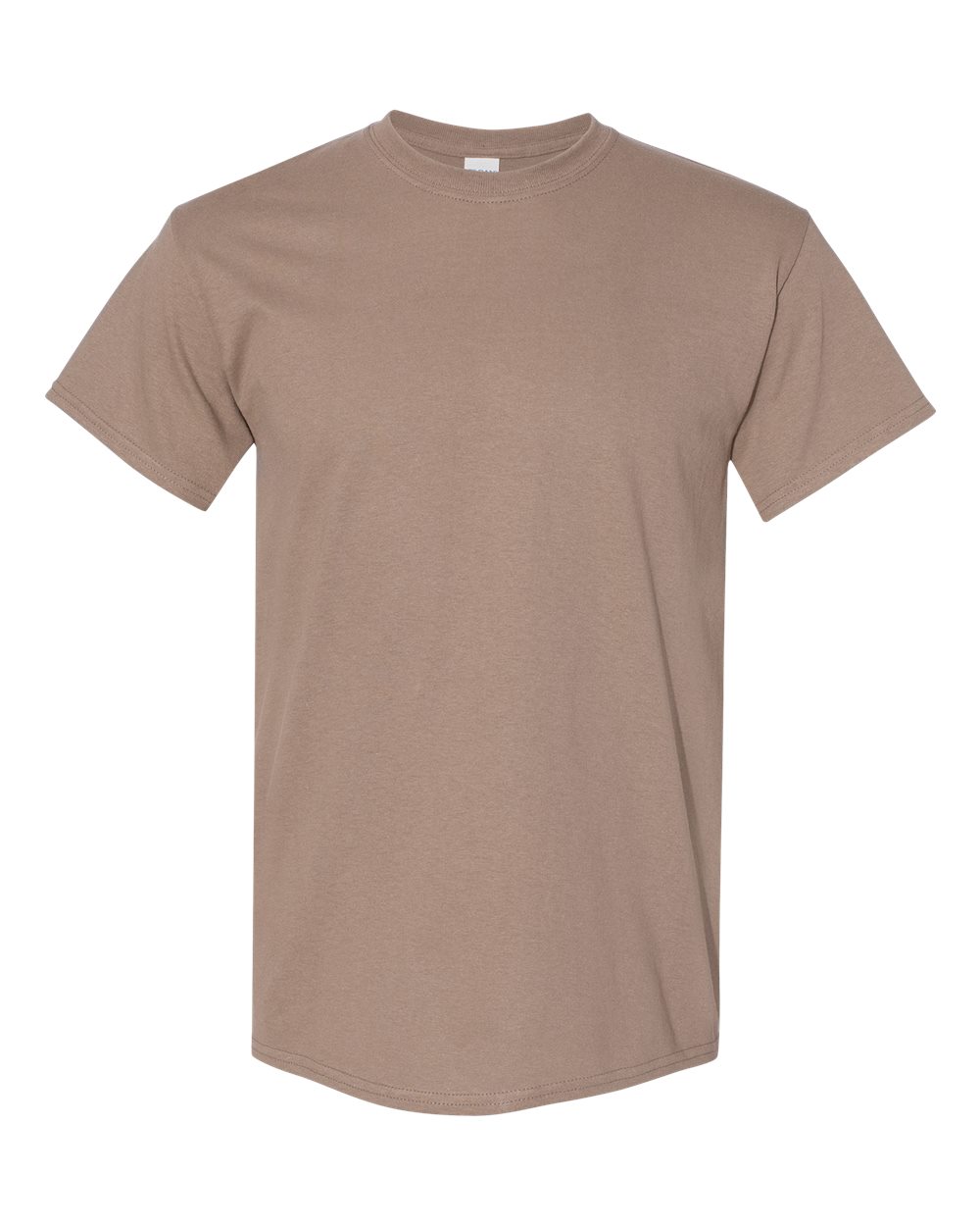 Gildan G500 Adult Heavy Cotton T-Shirt in Brown Savana size 3XL 5000, G5000