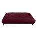 Full 8" Foam Mattress - Alwyn Home Harding Cold Futon Polyester in Red/Indigo | 75 H x 54 W 8 D Wayfair 78278CD625C14982AB31A60C5B30CC61