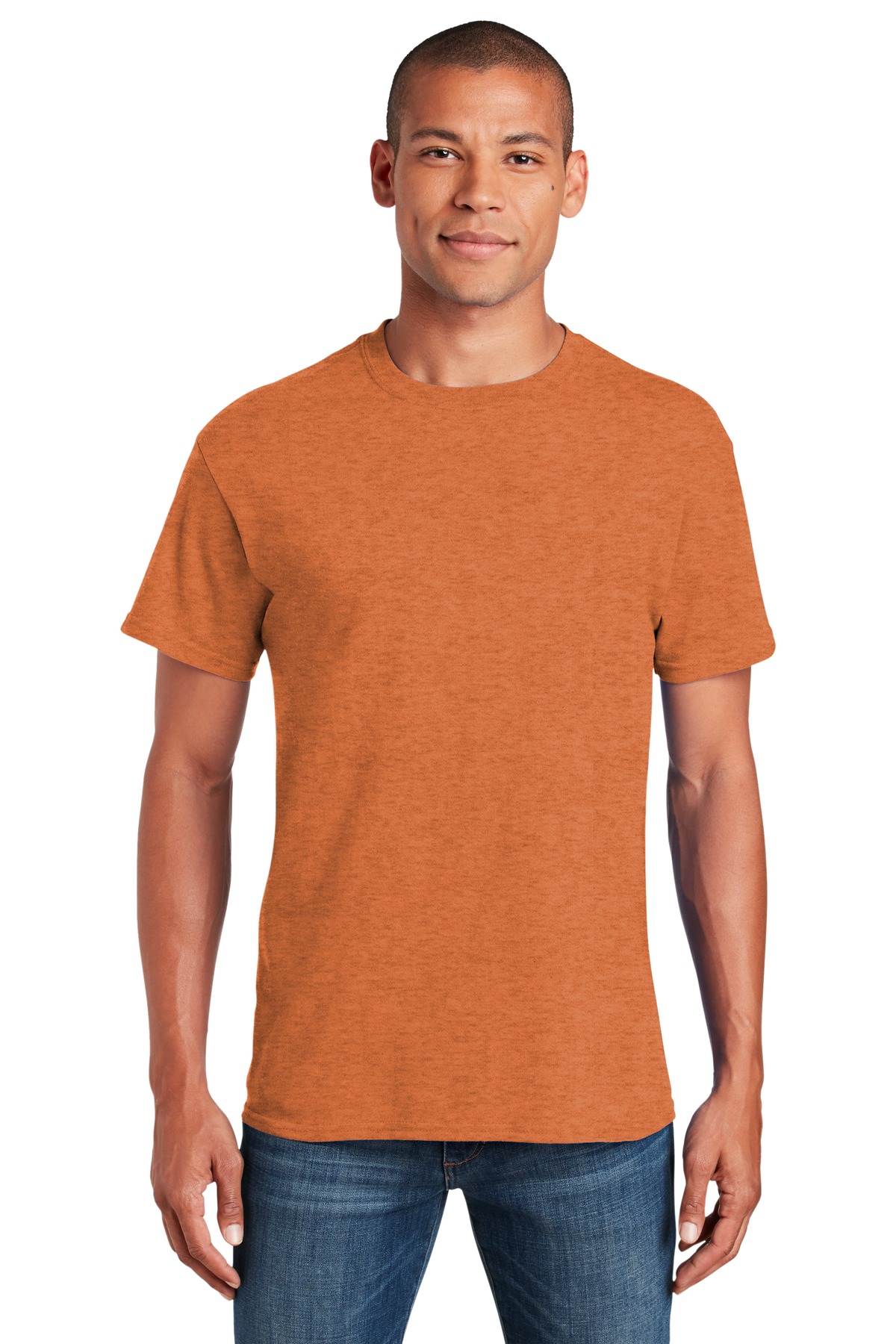 Gildan G500 Adult Heavy Cotton T-Shirt in Sunset size XL 5000, G5000