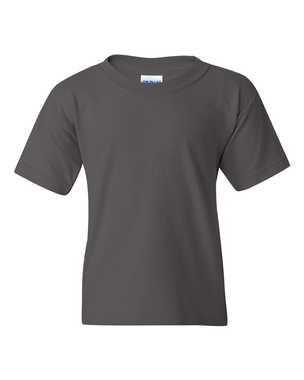 Gildan G500B Youth Heavy Cotton T-Shirt in Charcoal size XL 5000B, G5000B