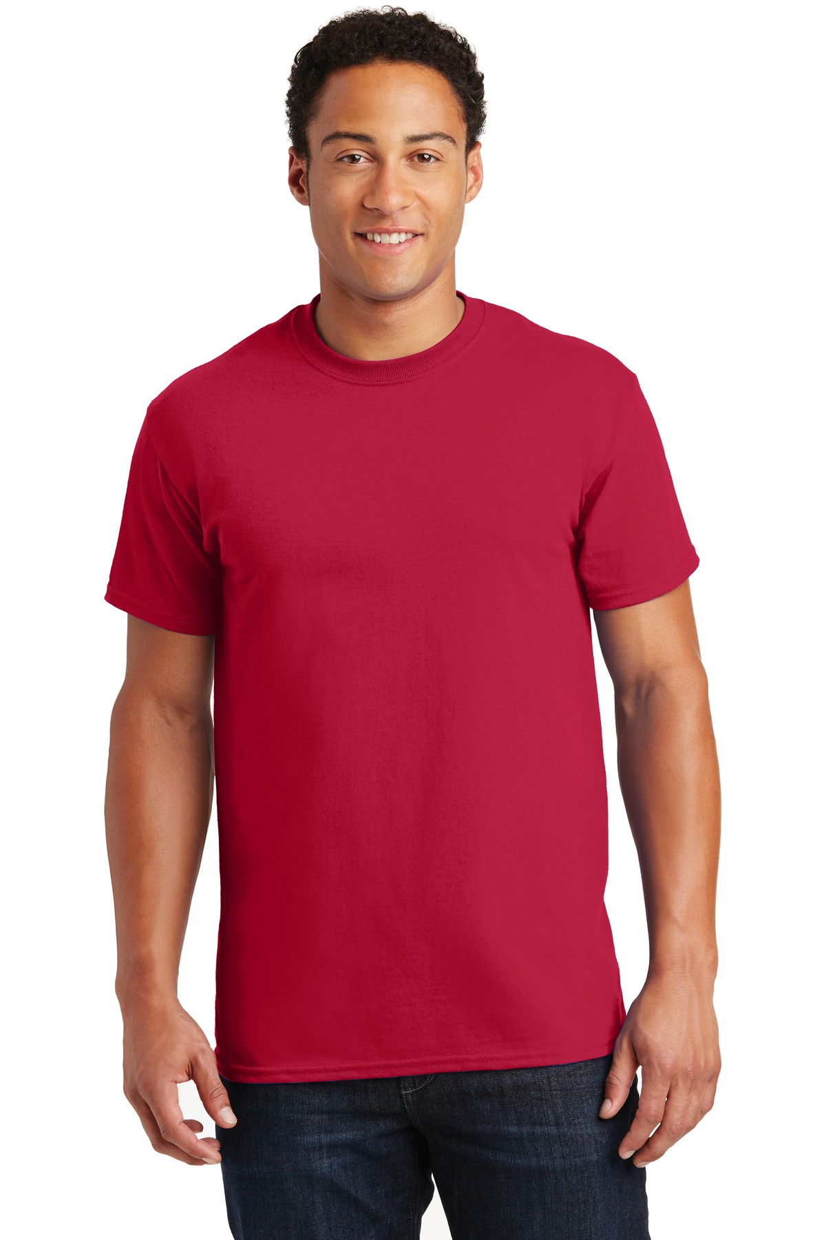 Gildan G200 Adult Ultra Cotton T-Shirt in Cherry Red size 5XL 2000, G2000