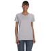Gildan G500L Women's Heavy Cotton T-Shirt in Sport Grey size Large | Cotton/Polyester Blend 5000L, G5000L
