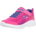 Skechers Girl's Microspec Sneaker, Pink Purple, 13 UK Child