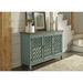 Kelly Clarkson Home Del 56" Wide Sideboard Wood in Green/Brown | 37 H x 56 W x 17 D in | Wayfair A11B7C9FE68B48FA81EAEABA195ABDCE