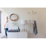 Zuiver Wooden Tip Coat Rack Wood/Metal in Brown/White | 69 H x 16 W x 16 D in | Wayfair ZUI9000156