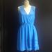 Anthropologie Dresses | Anthropologie Pins And Needles V Neck Dress. | Color: Blue | Size: S